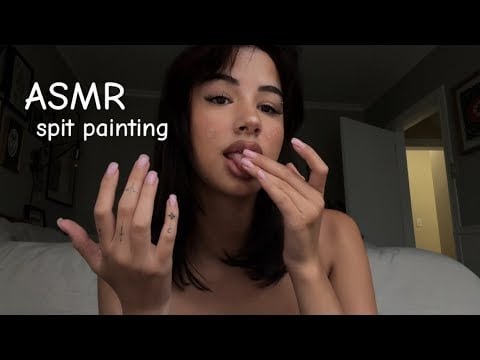 ASMR spit painting you 🎨