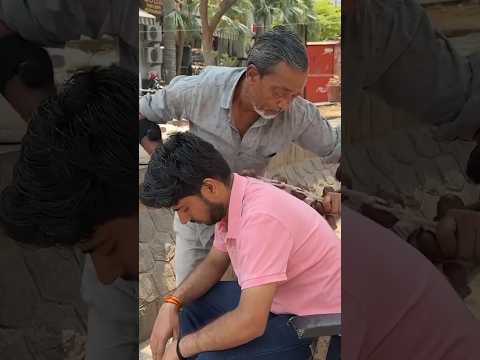 Waris Barber New Back Tool #asmr #satisfyingvideo #deeprelaxation #headmassage