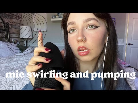 ASMR | mic triggers 🎙️⭐️ (pumping, swirling, scratching, + more!)