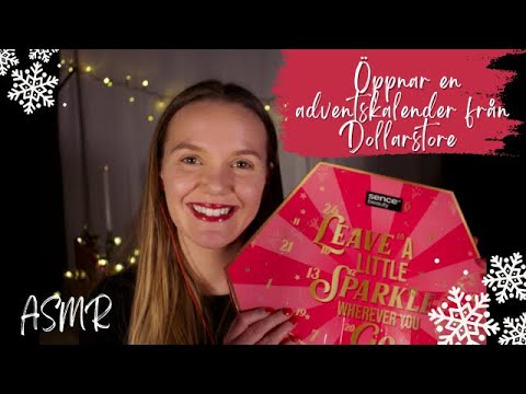 Matildas ASMR Julkalender (Lucka 2) - Öppnar en adventskalender från Dollarstore + Tapping
