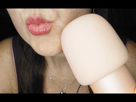 ASMR mic kissing sounds and applying lip gloss. Helping you fall asleep.