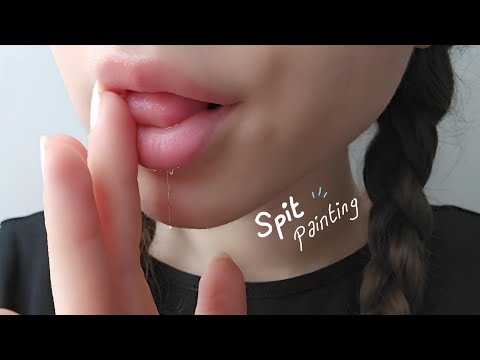 ASMR: Spit Painting YOUR FACE 🫵🏻 • mouth sounds • no talking • my favorite 16