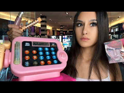ASMR| RUDE ulta worker SCANS yours and others items 🙄