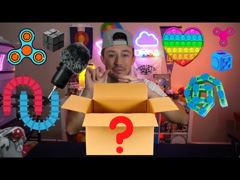 Mystery Box Fidget ASMR | Random ASMR | Fast & Aggressive ASMR