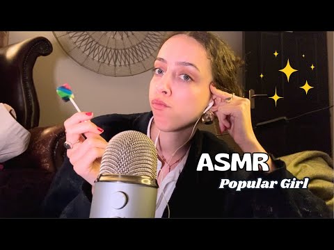 ASMR Popular girl at the party