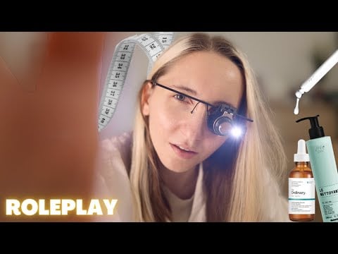 ASMR FR | ROLEPLAY MÉDECIN DERMATO 🩺 | Visuels, Inspection de la Peau, Application Produits... 🧴