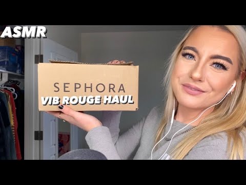 ASMR | sephora VIB rouge haul - fall 2020