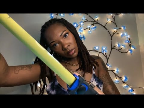 ASMR| Weird Girl Measures & Adjust Your Face 📏