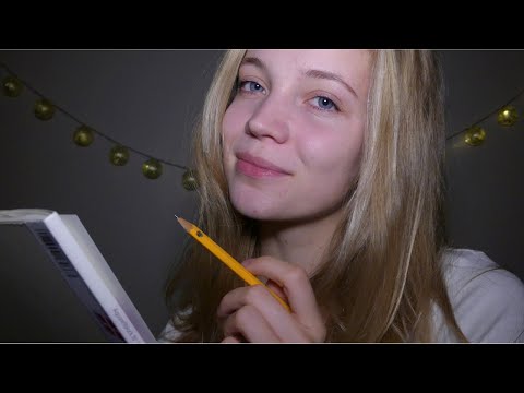 ASMR FRANCAIS 👉 Je t'interview ✏ Questions sur toi, sur ton sommeil et sur l'ASMR