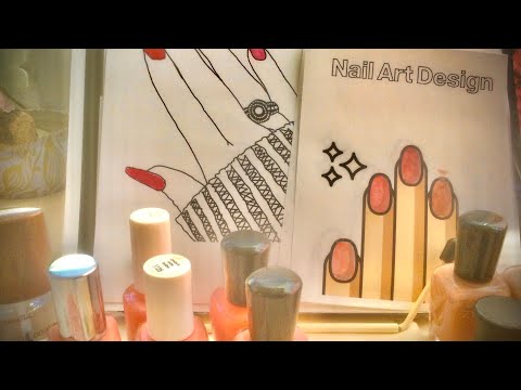ASMR Roleplay - manicure class: salon nail techniques. Soft spoken