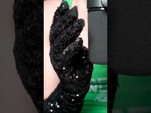 ASMR - Sequin Gloves (1) #gloves #asmr #asmrsounds