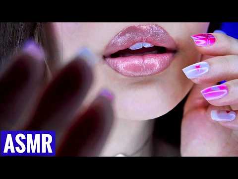 ASMR Mouth Sounds 👄 Ear to Ear + Gentle Face Touching| Sleep Fast 😴