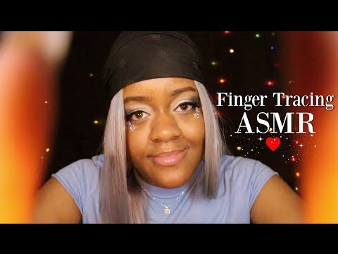 ASMR | Finger Tracing + Dry Mouth Sounds✨🤤 (Tingly Triggers♡)