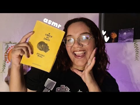ASMR com uma LEITURA  **EXTREMAMENTE**  RELAXANTE 🤩💕