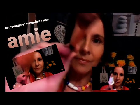 Asmr français Roleplay 🎧 je réconforte et maquille une amie,petite soirée cocoon 🎧