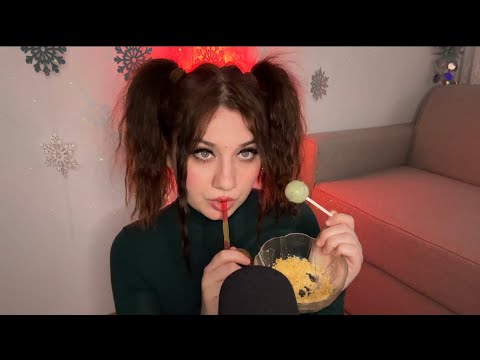 ASMR Eating Mouth Sounds ♥️ Best Popping Candy🍬