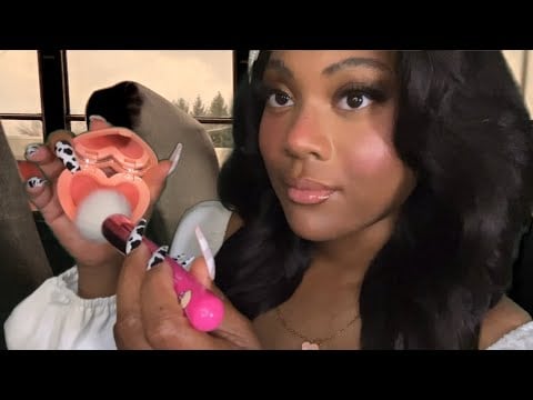 Best Friend Gets You Ready on the School Bus 💄 (ASMR Skincare, Makeup & Hair Roleplay)