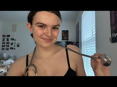 asmr nurse & doctor visit!! 🩻🩺