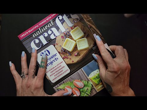 ASMR- Magazine Flip Through