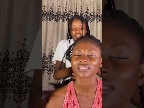 ASMR ARMPIT SPRAYING MASSAGE, SCALP SCRATCHING, BACK SCRATCHING, NECK MASSAGE GUM CHEWING