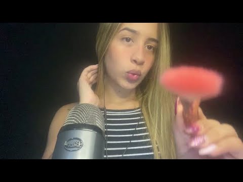 ASMR BLUE YETI - SONIDOS CON BROCHAS RELAJANTES Y VISUAL - AMNY ASMR