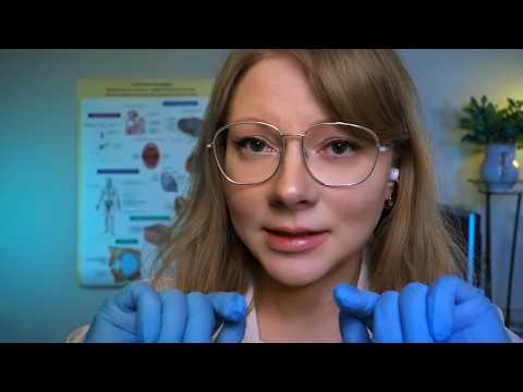 АСМР Исследование Черепных Нервов🧠🧠🧠ASMR  Cranial Nerve Examm🩺
