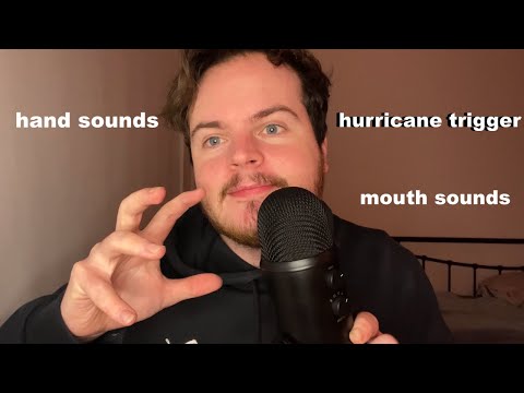 Fast & Aggressive ASMR Hand Sounds, Mouth Sounds, Hurricane Trigger, Visuals +