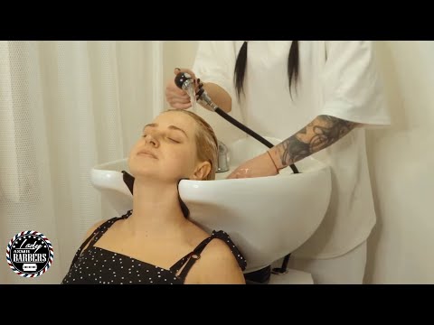 Luxury ASMR Head Massage by Barber Lady Helen for Girls