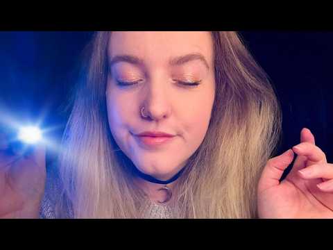 ASMR | Close your eyes ✨Triggers in the dark (with Bright Lights)