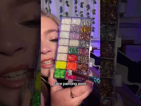 ASMR Face Paint #asmr #asmrsounds
