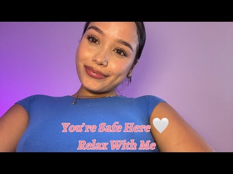 ASMR Lying on My Lap 🤍 Positive Affirmations for Relaxation & Sleep