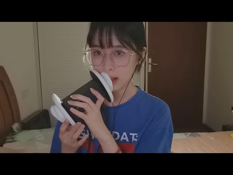 【 N ASMR coconut椰~】ears licking👅&eating ears👄含耳 试验