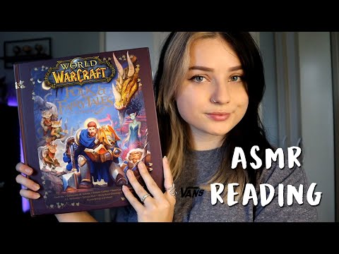 [ASMR] Reading Folk & Fairy Tales of Azeroth 📖 Page Flipping, Hand Movements, Whispering