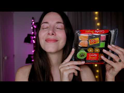 ASMR | Comiendo Sushi FAKE relajante con mouth sounds