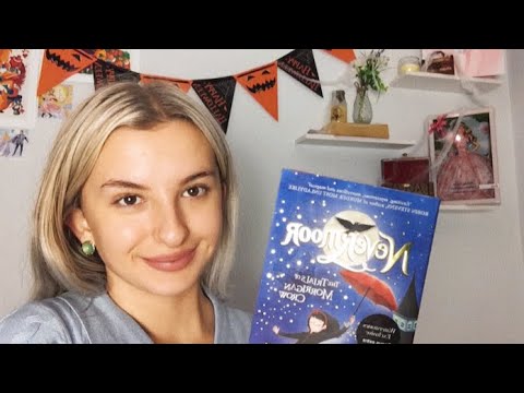 ASMR: Nevermoor book review!! (Book tapping, page turning, reading)