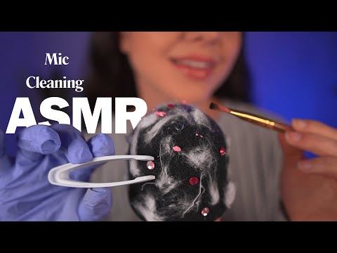ASMR Cleaning The Microphone 🧼🎤 | Intense Mic Attention for Sleep | Lonixy ASMR English