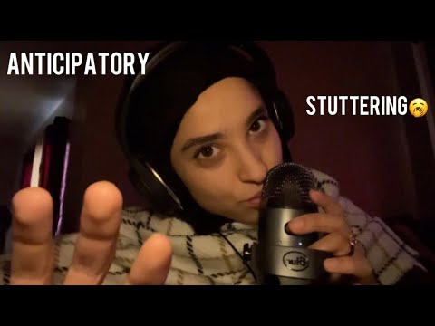 ASMR Fast and Aggressive Upclose Breathy Whispers| Anticipatory Stuttering asmr🫩😴💤