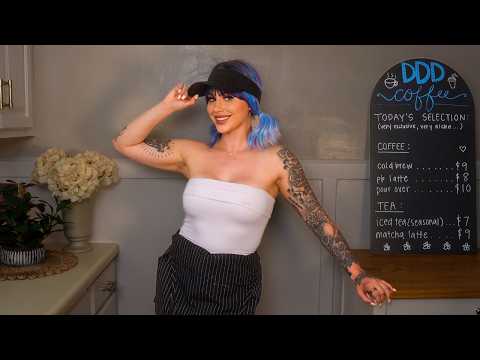 ASMR Barista Gives You Extra Attention Today