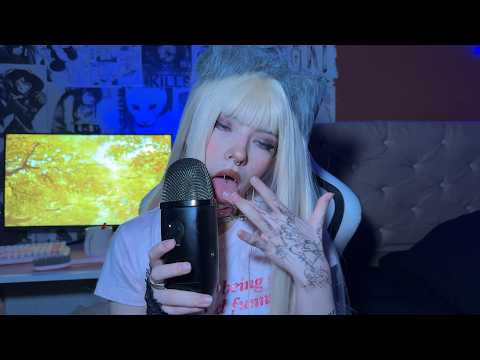 ⚠️ Instant Sleep 🫧 Mouth Sounds and Spit Painting