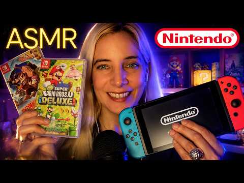 ASMR NINTENDO 🎮 PARA DORMIR | Mi colección de Nintendo Switch, Juegos y Juguetes Sonic y Donkey Kong