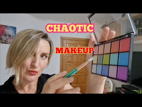 ASMR FAST AGGRESSIVE MAKEUP + CHAOTIC MOUTH SOUNDS #asmr #relax #fast #lofi