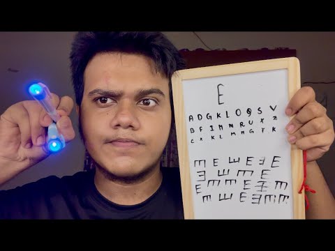 8 Minute ASMR Fast Eye Exam 👁️ Realistic