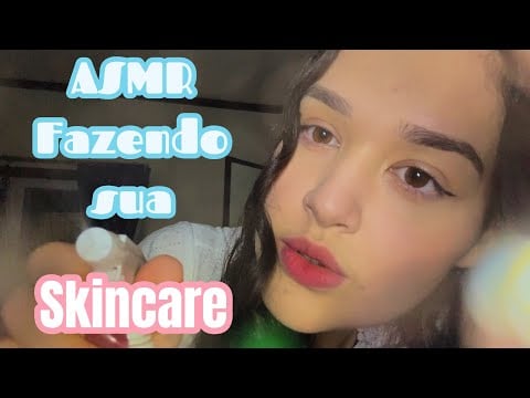 ASMR || fazendo sua SKINCARE 🤍🌧️🥥🫧