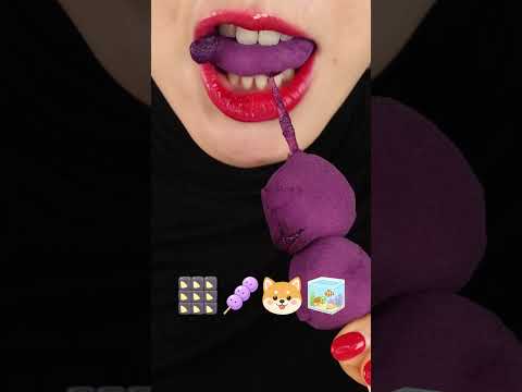 UBE MOCHI, SOUR TAFFY, MERINGUE, SOUR JELLY ASMR