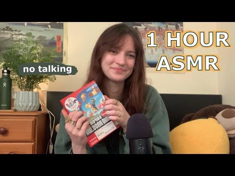 1 HOUR ASMR ~ Fast Scratch Tapping ONLY (No Talking) for Sleep/Study/Relaxation