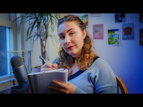 ❂ASMR❂ Asking You Personal Questions✨ Pen Scratching & Tingles 🖊️