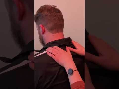 ASMR Tingly Shoulder Massage #visualtingle #relax #oddlysatisfying #asmrmassage #realpersonasmr
