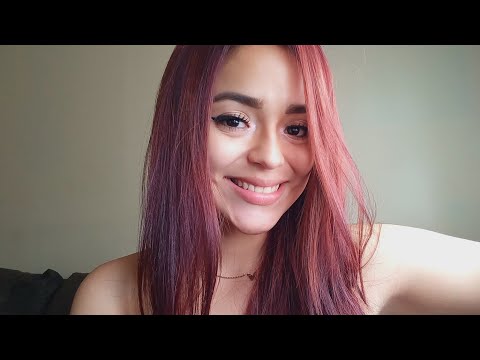 ASMR | Te toco la carita con crema y muchos mouth sounds 😻