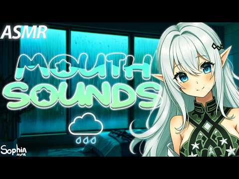 ASMR Rainy Tapping & Breath Triggers 🌧💋 Mouth Sounds + Gentle Breathing