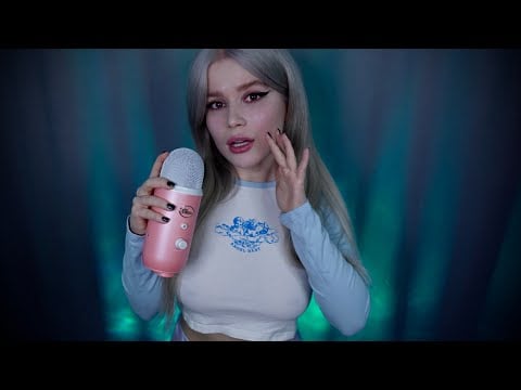ASMR Close Mouth Sounds for Deep Sleep 💤 Tktktk, Breathing, Blue Yeti triggers 🤍